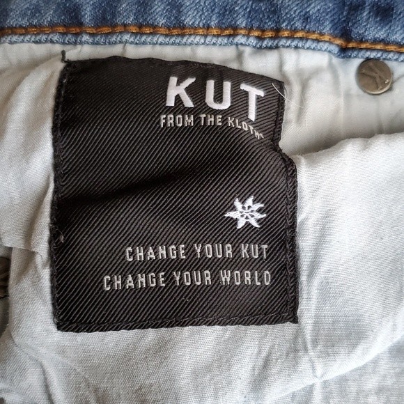 Kut from the Kloth Distressed Catherine Boyfriend Jeans Size 6 - Picture 13 of 13